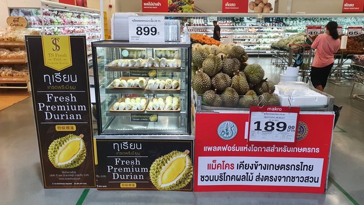 ร้านขายทุเรียนเกรดพรีเมี่ยม